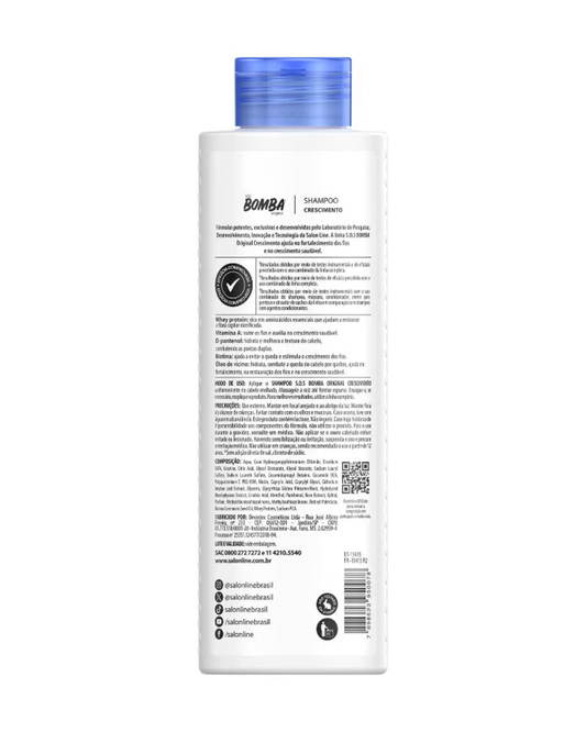 Shampooing Croissance S.O.S Bomba Original 300ml | Salon Line