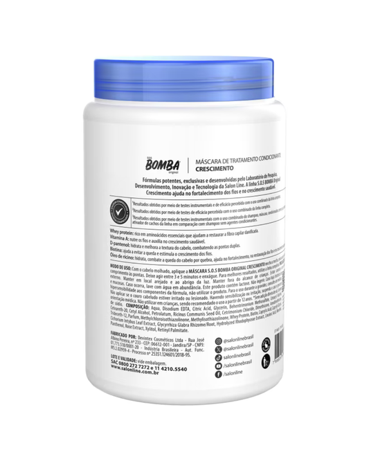 Masque d'Hydratation Croissance S.O.S Bomba Original | Salon Line
