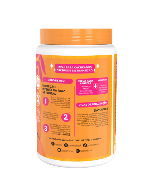Crème Coiffante Définition Extraordinaire 1kg | Cheveux Ondulés, Bouclés, Frisés, Crépus | Salon Line