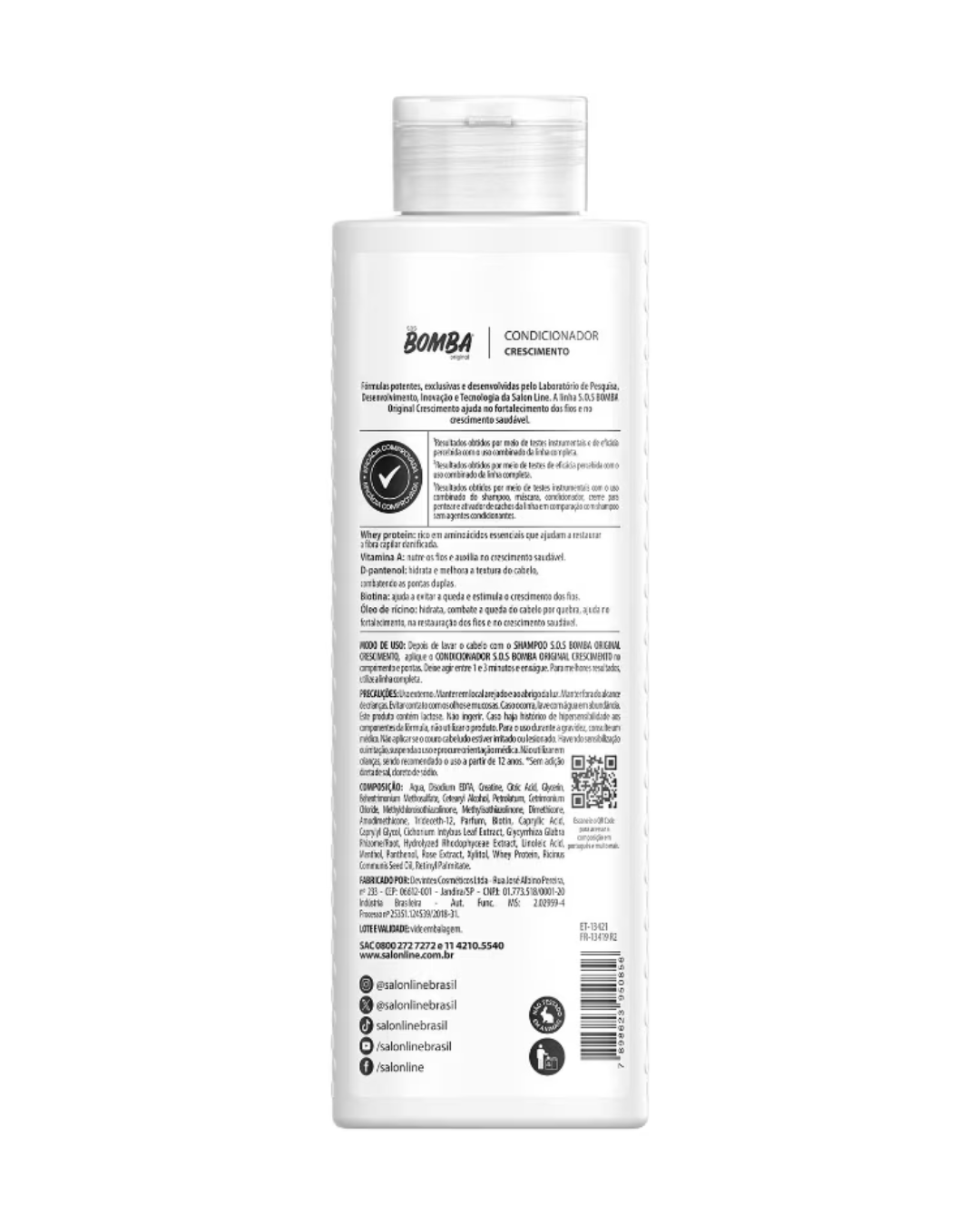 Après-Shampooing Croissance S.O.S Bomba Original 300ml Salon Line | Salon Line