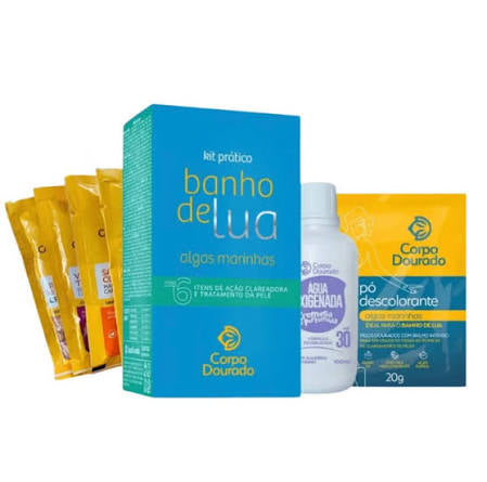 Kit Banho de Lua  – Corpo Dourado