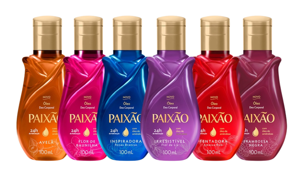 Cartons de 24 crèmes Paixao 200ml + 24 Huiles 100 ml